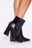 Top It Off Booties - Black