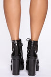 Free Falling Booties - Black