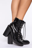 Force Of Love Booties - Black