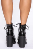 Force Of Love Booties - Black
