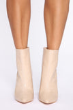 Top It Off Booties - Nude