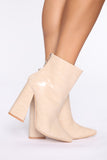 Top It Off Booties - Nude