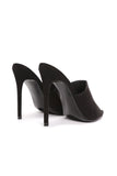 Point Me Out Mule Heel - Black