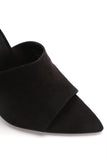 Point Me Out Mule Heel - Black