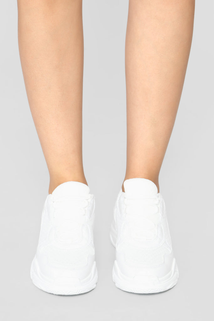 Too Cool For This Sneaker - White