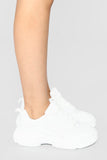 Too Cool For This Sneaker - White