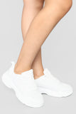 Too Cool For This Sneaker - White