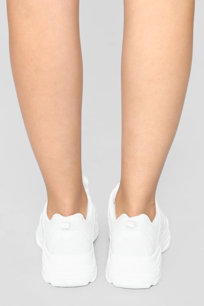 Too Cool For This Sneaker - White