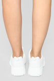 Too Cool For This Sneaker - White