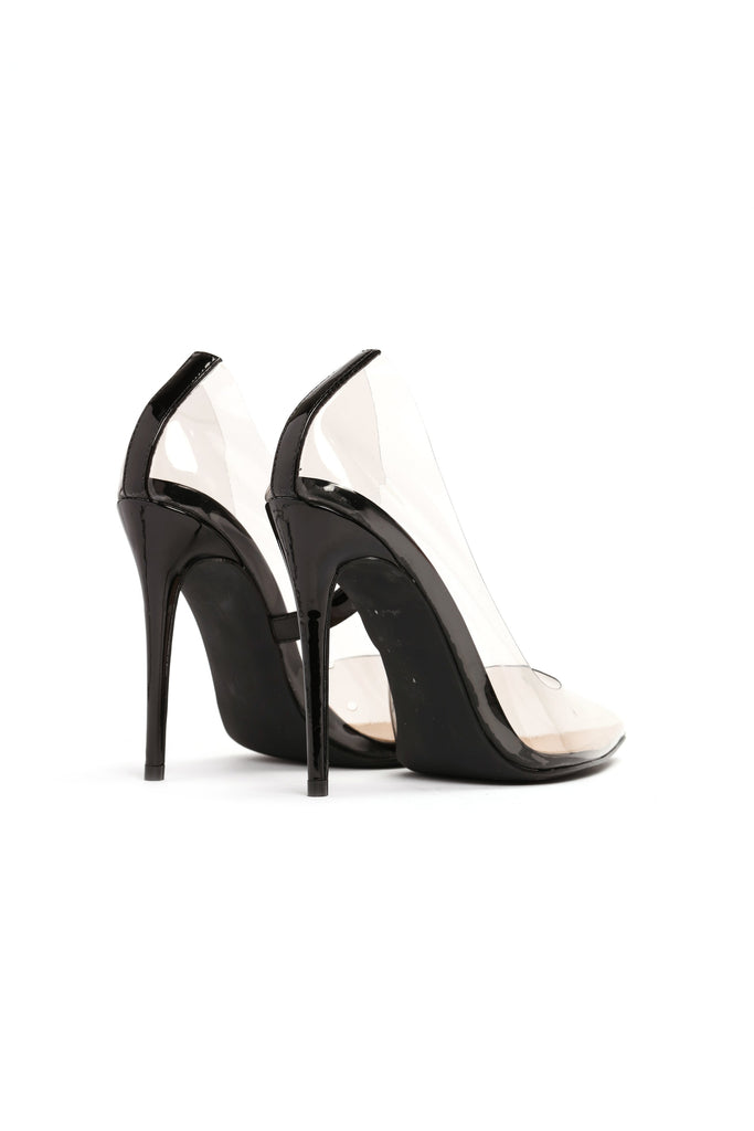 Couldn't Be More Clear Pump - Black