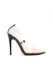 Couldn't Be More Clear Pump - Black