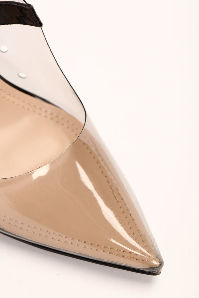 Couldn't Be More Clear Pump - Black