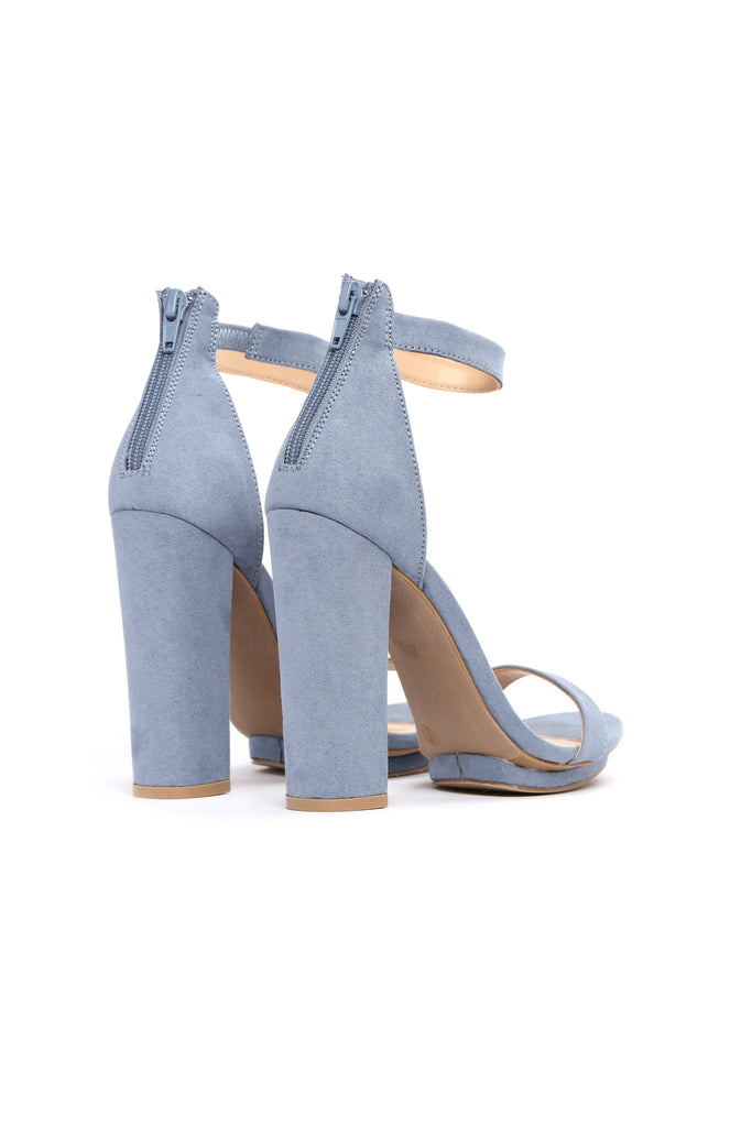 Simply Chic Heel - Dusty Blue