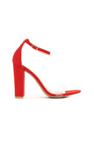 That One Strap Heels - Red