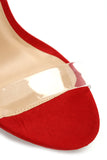 That One Strap Heels - Red