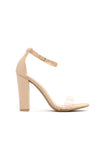 That One Strap Heels - Natural