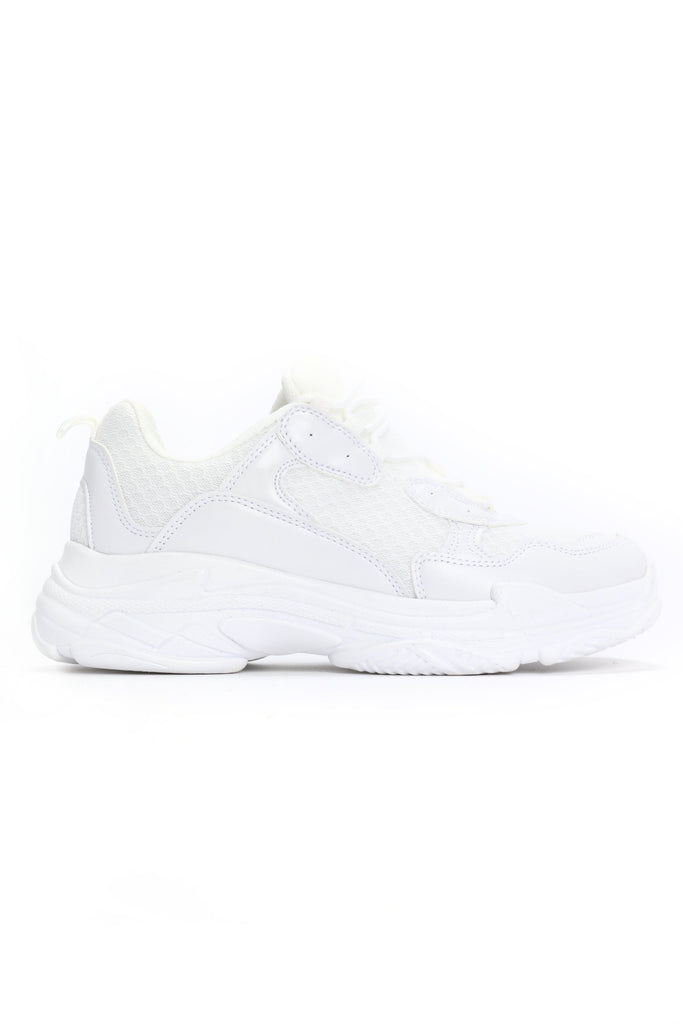 Too Cool For This Sneaker - White