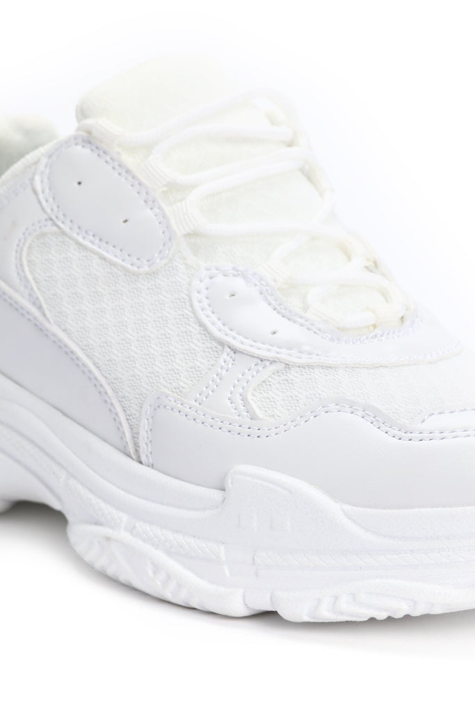 Too Cool For This Sneaker - White