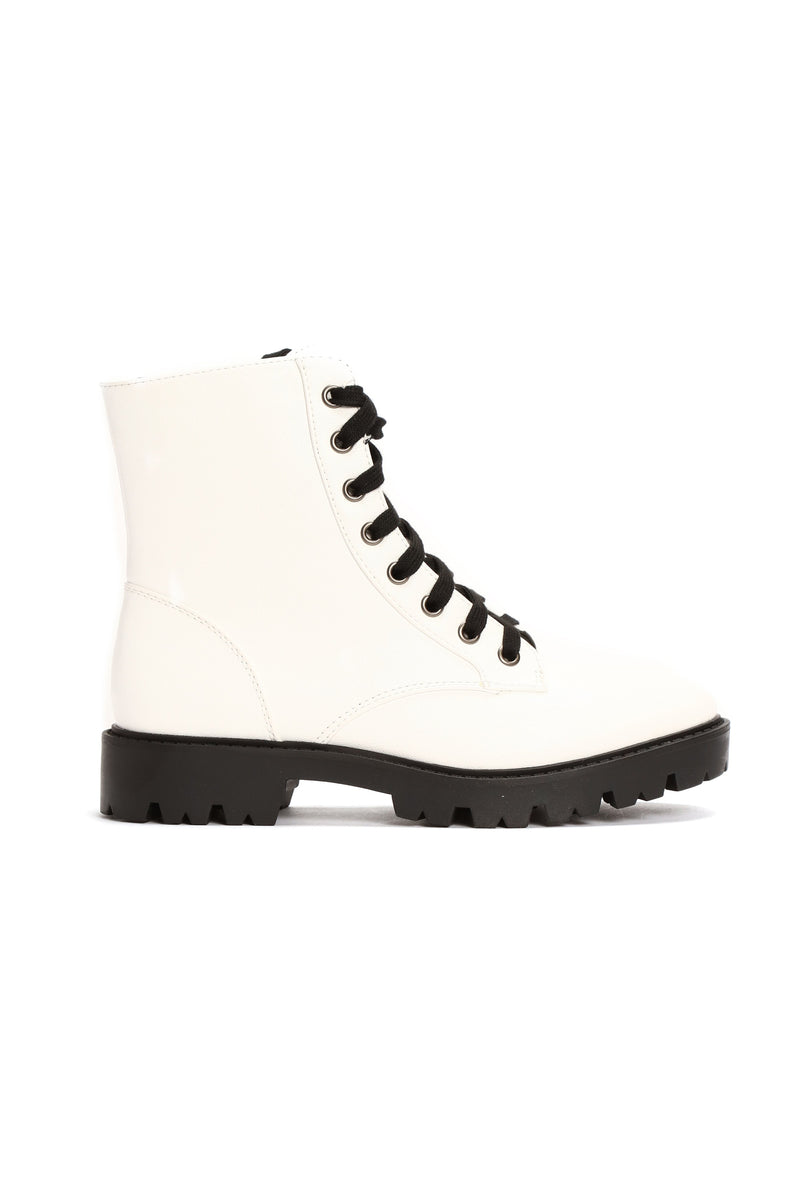 We're Not Talking Booties - White