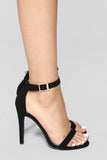 Strapped Success Heel - Black