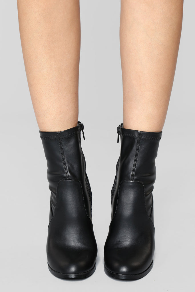 Meet Me Halfway Bootie - Black