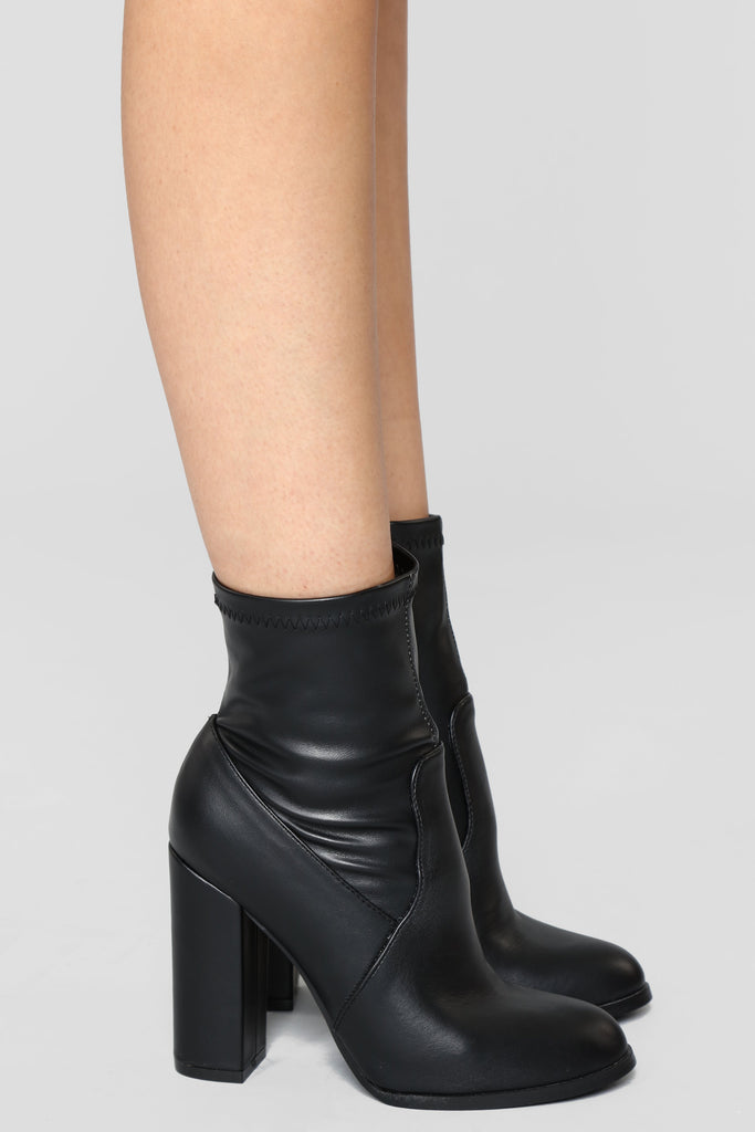 Meet Me Halfway Bootie - Black