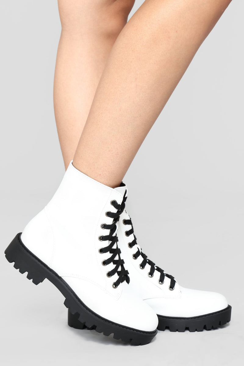 We're Not Talking Booties - White