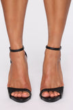 A Catch Like Me Heeled Sandals - Black