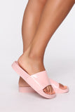 Slip Into This Sliders - Pink
