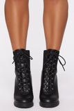 Catty But Always Classy Booties - Black