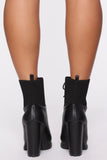Catty But Always Classy Booties - Black