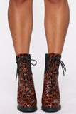 Catty But Always Classy Booties - Leopard
