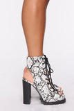 Day Dreamer Booties - Snake