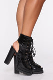 Day Dreamer Booties - Black Croc