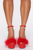 You Were Saying Heeled Sandals - Red