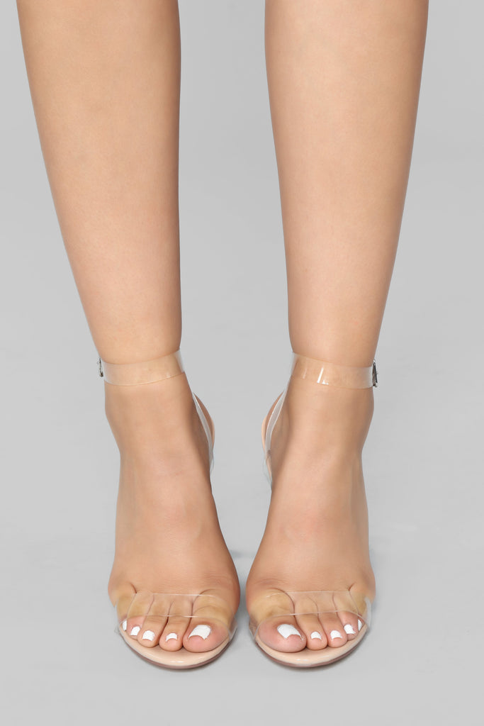A Glass Dream Heel - Nude
