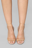 A Glass Dream Heel - Nude