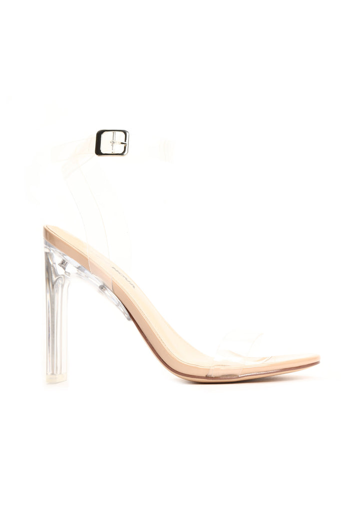 A Glass Dream Heel - Nude