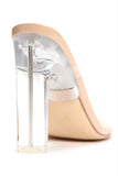 A Glass Dream Heel - Nude