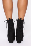 Break Through Booties - Black
