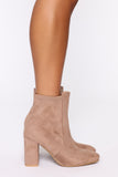 Rule Breaker Booties - Taupe