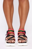 Stepping It Up Flat Sandal - Snake