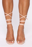 Swiftness Heeled Sandals - Nude