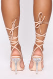 Swiftness Heeled Sandals - Nude