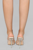 Lucite Of You Mule Pump - Clear