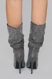 Good Life Heeled Boot - Black