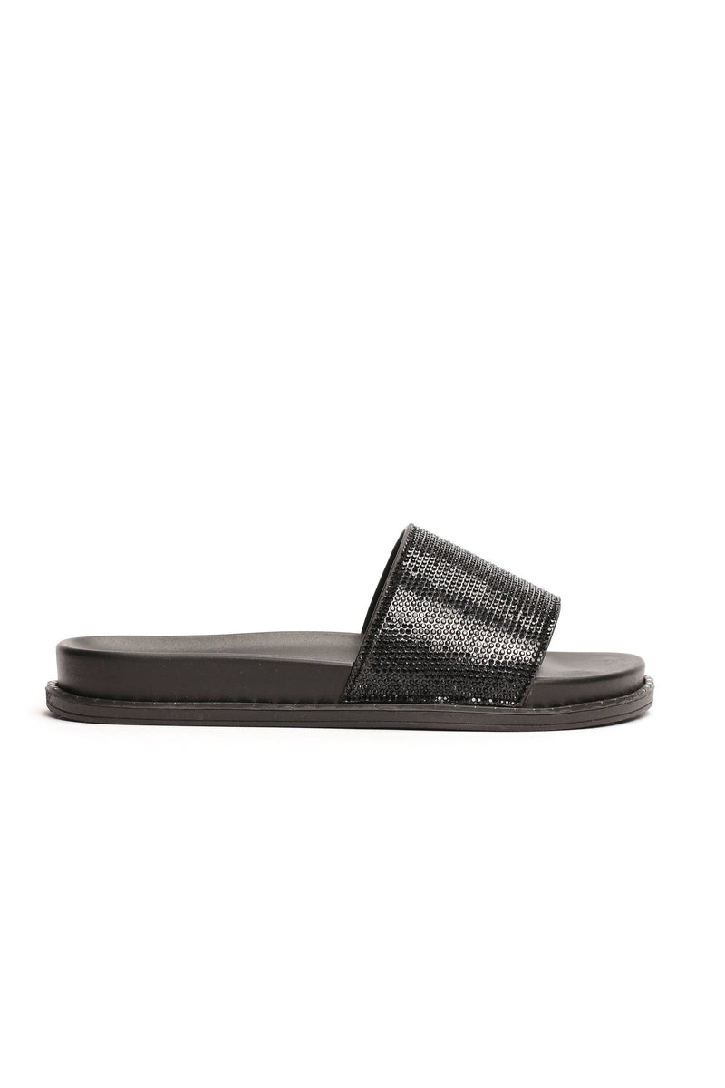 Glam You Up Slide - Black