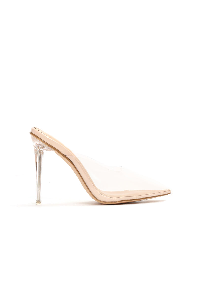 Lucite Of You Mule Pump - Clear