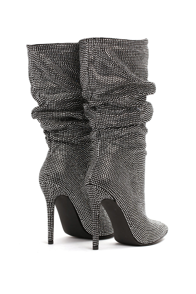 Good Life Heeled Boot - Black