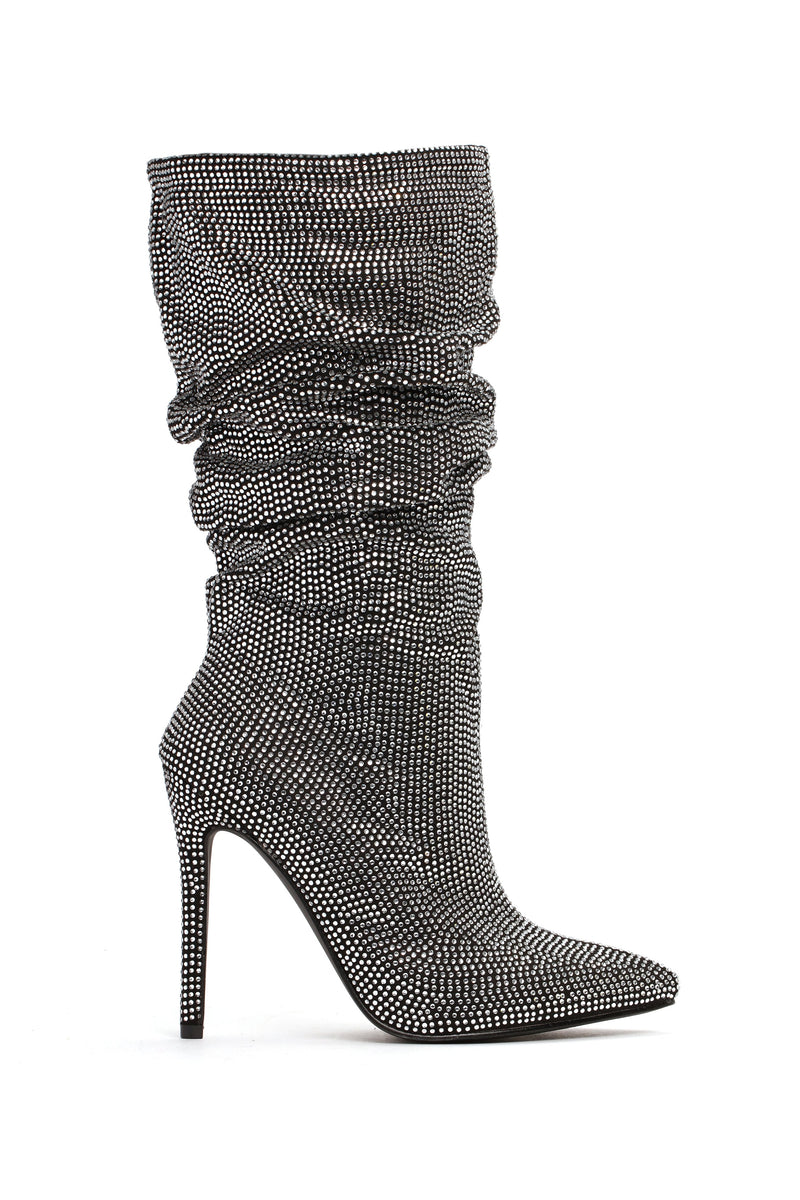 Good Life Heeled Boot - Black